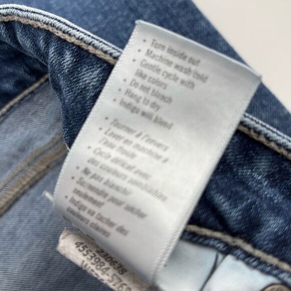 Paige Denim Verdugo Ankle Raw Hem Stretch Mid-Rise Skinny Jeans Cropped Blue 27 - Picture 13 of 13